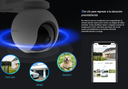 Ezviz Cámara de Batería Recargable 4G Compatible con Panel Solar / Seguimiento Inteligente / Visión Nocturna a Color / Detección humana / Exterior Con Protección IP65