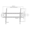 MANHATTAN Soporte para Pantallas de 37"-70" montaje en pared / Soporta hasta 50 Kg / Diseño ultra delgado / Instalación Fija