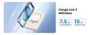 Power Bank MagSafe de 5000mAh | 15W | Carga Inalámbrica y por Cable USB-C | Sistema de Protección Inteligente | Tecnología de Carga Rápida | Ultra Delgado | Ultra ligero | Compatible con iPhone 15/14/13/12 | Color Beige.