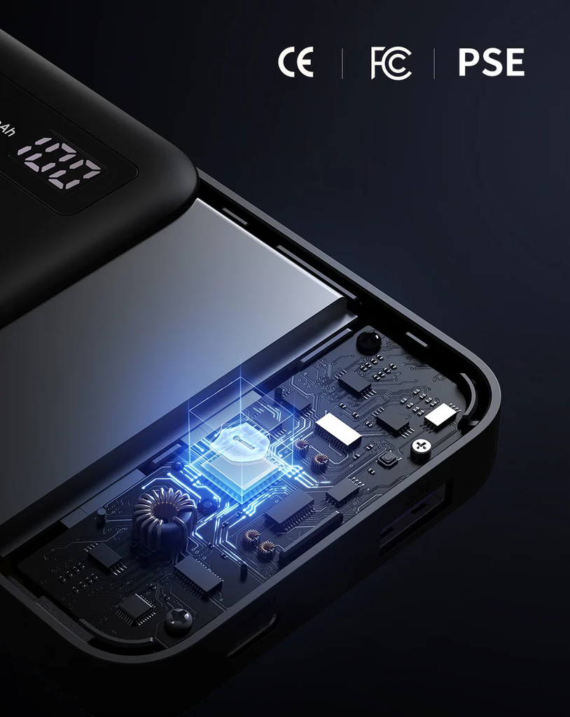 UGREEN Power Bank de 10000mAh NEXODE | 22.5W | USB-A | USB-C | Indicador Led | Tecnología de Carga Rápida | Ultra Delgado | Ultra ligero | PD3.0/QC3.0/FCP/AFC/APPLE/SAMSUNG/ BC1.2/SC | Aprobado CE, Rohs, FCC, REACH, POPS, etc.