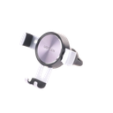 Soporte de Celular para Automóvil en Rendija de Ventilación / Sistema de Gravedad / Rotación de 360° /Ángulo Múltiple / Almohadillas de Goma Antideslizantes / Amplia Compatibilidad con dispositivos de 4'' a 7'' / Color Negro