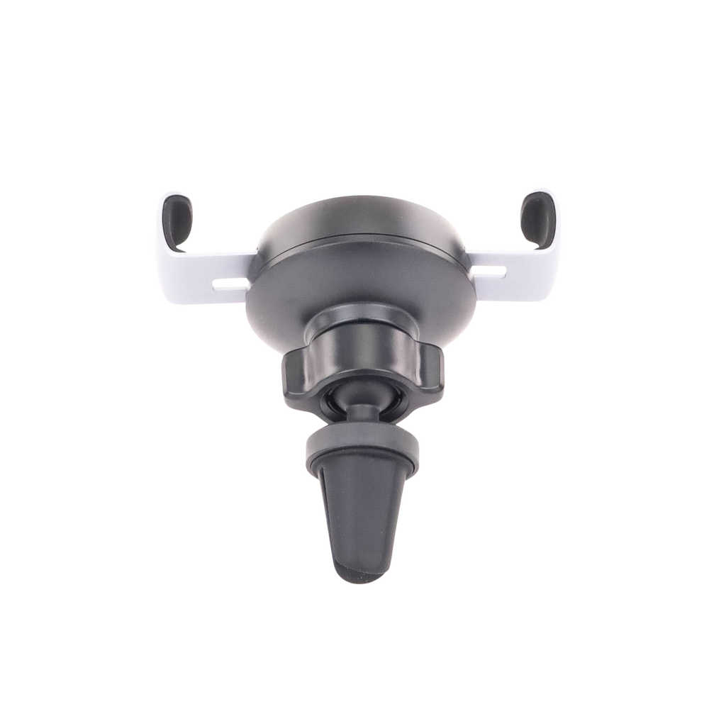 Soporte de Celular para Automóvil en Rendija de Ventilación / Sistema de Gravedad / Rotación de 360° /Ángulo Múltiple / Almohadillas de Goma Antideslizantes / Amplia Compatibilidad con dispositivos de 4'' a 7'' / Color Negro