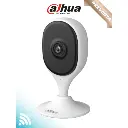 DAHUA DH-C3A - Cámara WiFi IP Cubo de 3MP con IA avanzada para detección de humanos y mascotas. Equipado con WiFi 6, emparejamiento por Bluetooth, audio bidireccional, visión nocturna IR de 10m, compresión H.265 y alarma de sonido