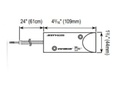 Sensor Magnético de Cortina Metalico NC