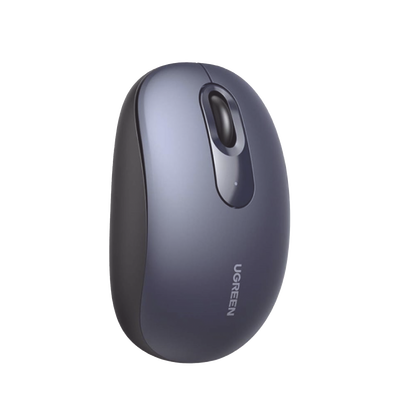 UGREEN Mouse Inalámbrico 2.4G 800/1200/1600/2400 DPI / Función de 3 botones / Alcance 10m / Silencioso / Ergonómico / Anti-caída y Anti-interferencias / Color Midnight Blue / Batería Alcalina AA (incluida).