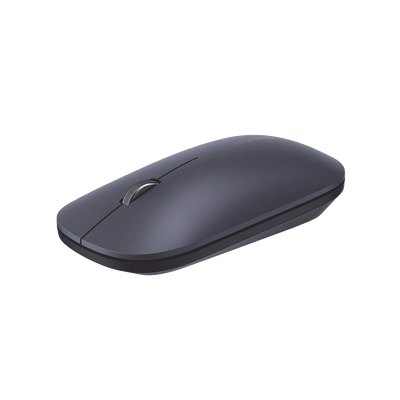 UGRENN Mouse inalámbrico 2.4 GHz | Ultra Delgado y Silencioso | DPI 1000/1600/2000/4000 (Ajustable) | Alcance 10m | Scroll de Aluminio | Adaptable a diferentes superficies | Diseño suave al tacto | Contiene Receptor USB | Color Negro.