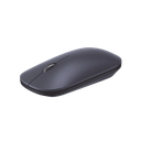 UGRENN Mouse inalámbrico 2.4 GHz | Ultra Delgado y Silencioso | DPI 1000/1600/2000/4000 (Ajustable) | Alcance 10m | Scroll de Aluminio | Adaptable a diferentes superficies | Diseño suave al tacto | Contiene Receptor USB | Color Negro.