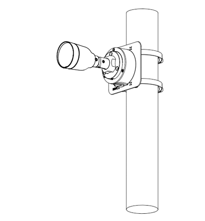 Cámara IP Bullet de 4 Megapixeles