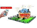Dahua Kit de Alarma Inalambrico con Conexion 4G, Wifi y Ethernet / Monitoreo por APP / Sensor de Movimiento/ Contacto Magnético / Control Remoto
