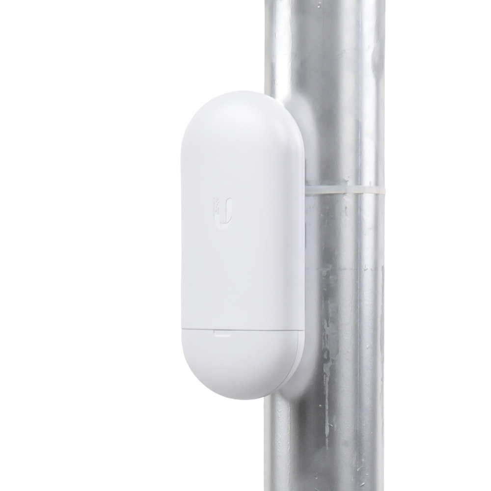 NanoStation airMAX Loco5AC CPE hasta 450 Mbps, 5 GHz (5150 - 5875 MHz), con antena integrada de 13 dBi, no incluye adaptador PoE
