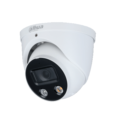 Cámara IP Domo 2Mpx TiOC WizSense / Det. de Mov. Inteligente / Prot. Perimetral / FullColor / TiOC / PoE / WDR / H.265+ / IP67 / Microfono / Sirena / Estrobos / E&S Alarma / E&S Audio
