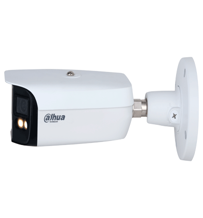 Cámara IP Bullet 180° Panorámica 4k 2x4 Mpx FullColor SMD 4.0