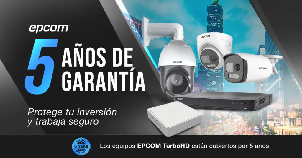 Epcom Turret TURBOHD 2 Mpx ColorVu / Interior / Microfono / 105°
