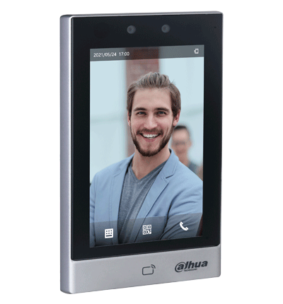 Dahua Control de Acceso con Reconocimiento Facial / Pantalla Touch de 7 Pulgadas / Cámara de 2 MP / Conexión WiFi / 50,000 Usuarios / 50,00 Rostros / 50,000 Passwords / 100,000 Registros