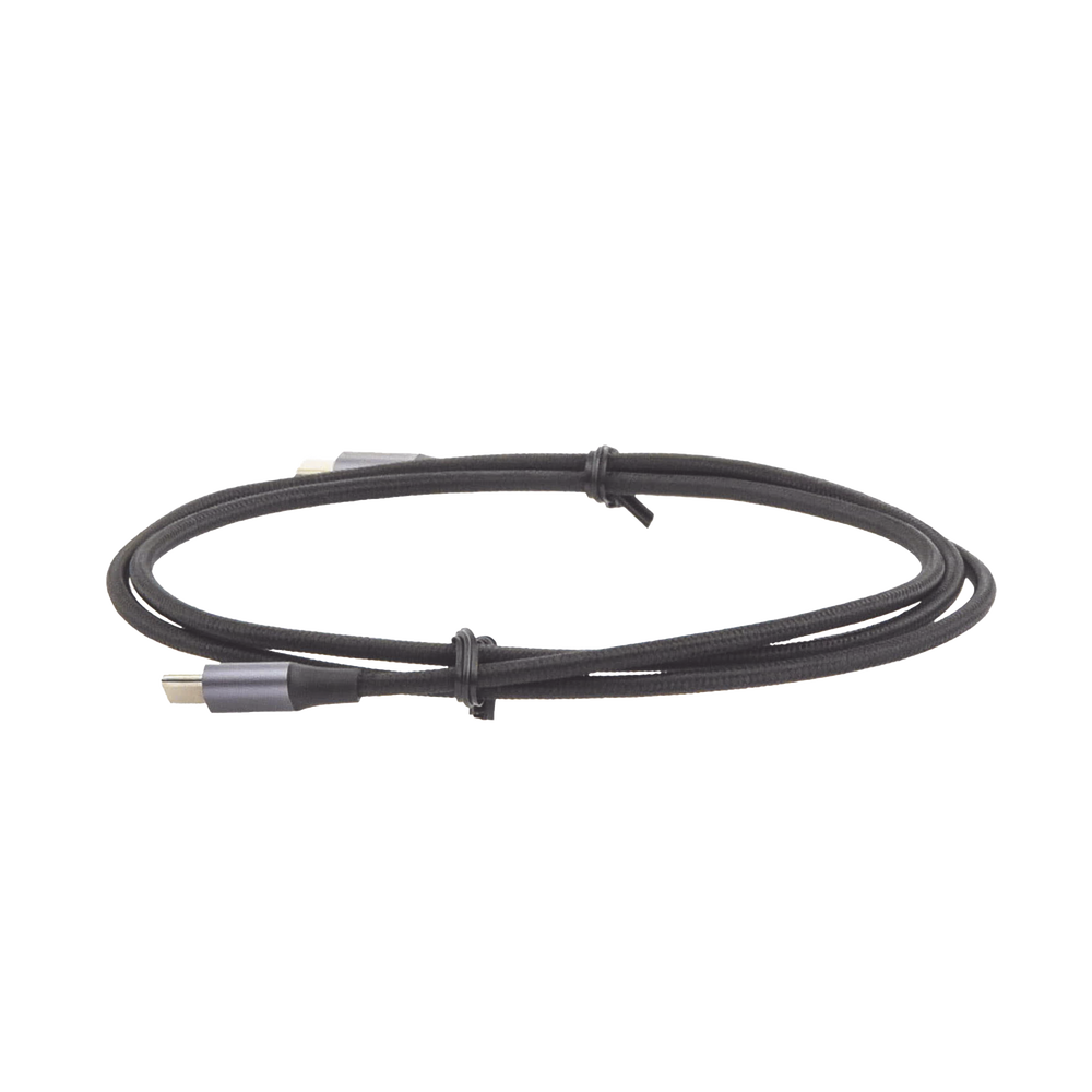 UGreen Cable USB-C a USB-C 1 Metro | 480 Mbps | Carga Rápida 60W | QC 4.0/3.0/2.0 | PD3.0 | FPC | AFC | Protección Integrada | Caja de Aluminio | Nylon Trenzado | Color Negro | 2 años de Garantía 