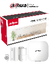 Dahua Kit de Alarma Inalambrico con Conexion 4G, Wifi y Ethernet / Monitoreo por APP / Sensor de Movimiento/ Contacto Magnético / Control Remoto