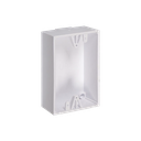 Caja trasera de montaje color blanco para Estaciones de Parada STOPPER