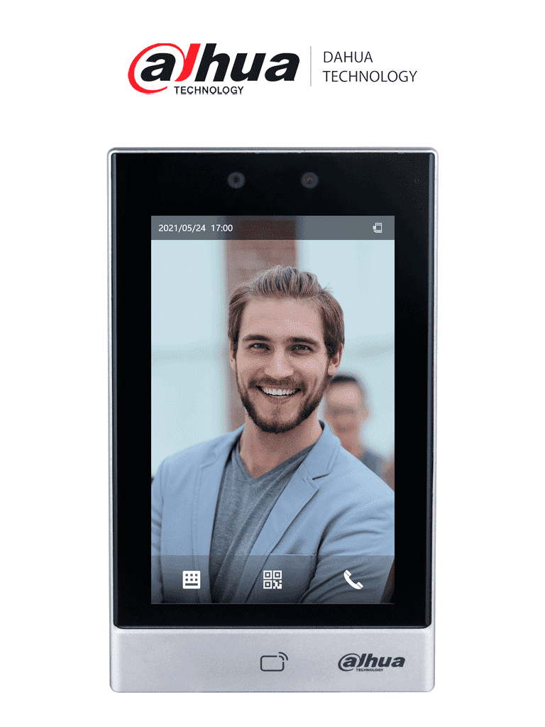 Dahua Control de Acceso Facial 7" Touch / WiFi / 50,000 Usuarios / 50,00 Rostros / 50,000 Passwords / 100,000 Registros