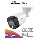 Dahua Cámara Bullet 2Mpx / 107.8° Apertura / Micrófono Integrado / Luz Blanca de 20 Mts / FullColor