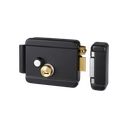  ACCESSPRO Cerradura Eléctrica con Botón de Salida / Incluye Llave / Exterior / Derecha / Color Negro