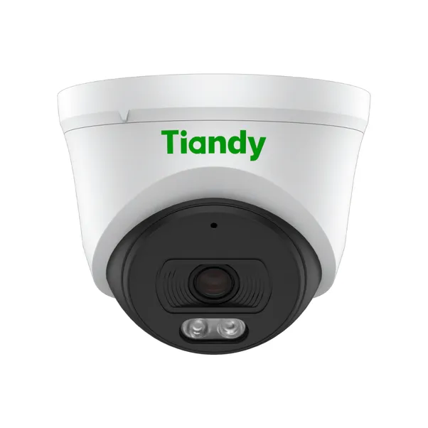 Tiandy Cámara Domo 2Mpx Superlite ColorMaker / Visión 105° / IR 30m / Metal y Policarbonato / Micrófono / PoE / IP66 / Onvif
