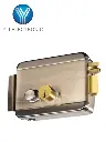 YLI ABK702BR - Cerradura Eléctrica Derecha / Carcasa Metálica / Apertura con Botón, Llave / 12VDC / Uso Interior / Compatible con Controles de Acceso 