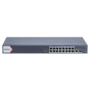 Hikvision Switch 16P Gigabit PoE+ / 1P Gigabit Uplink / 1 Puerto SFP / Monitoreable / Modo Extendido hasta 300 Metros / 130 Watts