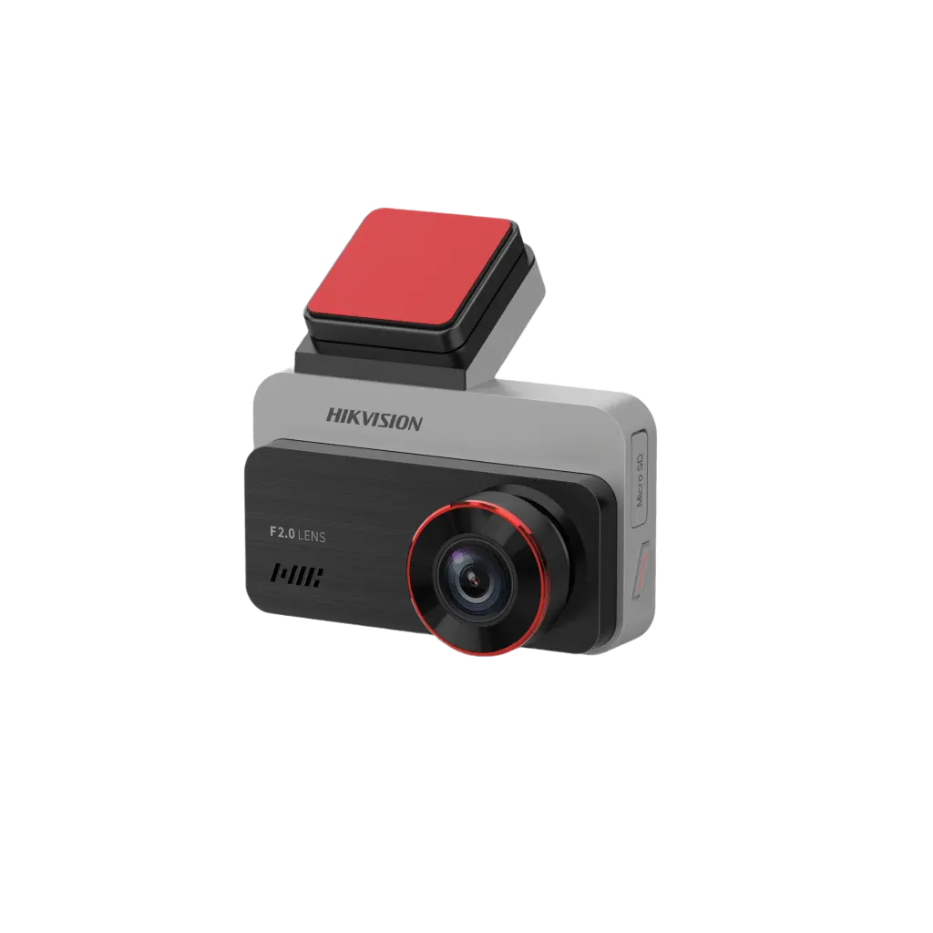 Hikvision Dashcam / Cámara Frontal 2Mpx / Trasera 2Mpx / Pantalla Táctil 3" / WiFi / G-Sensor / Micrófono y Bocina Integrada / Ranura MicroSD