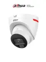 DAHUA cámara IP Domo de 4 MP ofrece tecnología WizColor y WizSense con IA, SMD Plus, lente de 3.6 mm, micrófono integrado, WDR 120 dB, ranura MicroSD, PoE, y protección IP6.