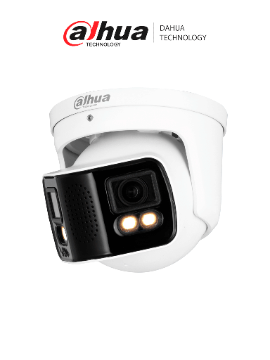 [DH-IPC-PDW5849-A180-E2-ASTE] Dahua Cámara Domo IP Panorámica 2x4Mpx 180° Full Color WizMind