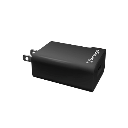 [AU-302-BK] Vorago Cargador USB-A carga Rápida 3.0, 1 Puerto Usb Inteligente 1.5a/2.0a/3.0a, Negro
