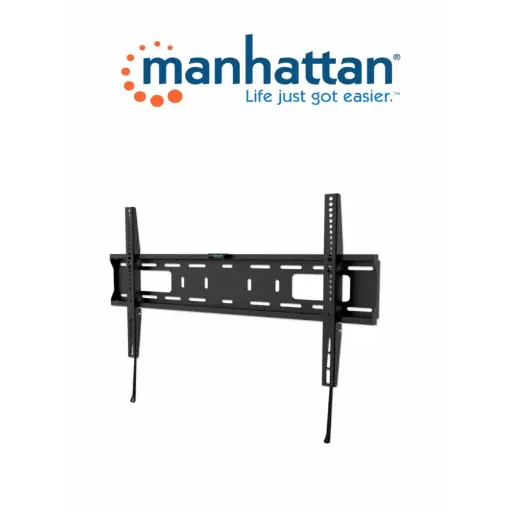 [461986] MANHATTAN Soporte para Pantallas de 37"-70" montaje en pared / Soporta hasta 50 Kg / Diseño ultra delgado / Instalación Fija