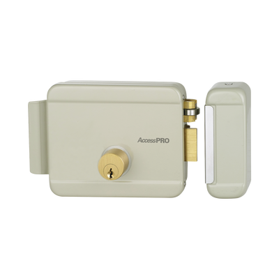 [ACCESSRIM]  ACCESSPRO Cerradura Eléctrica / Incluye Llave / Exterior / Derecha