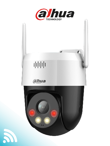 [DH-SD2A200HB-GN-AW-PV-S2] Dahua Cámara IP PT WiFi 2Mpx, Full Color, disuasión activa, audio bidireccional
