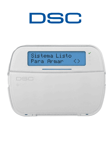 [HS2LCDN] DSC Teclado Cableado LCD Alfanumérico de 32 caracteres admite 128 zonas inalámbricas compatible con NEO