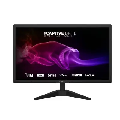 [AC-939409] Acteck Monitor 19.5" / 250 cd/m², 1600 x 900 Pixeles, 5 ms, Negro