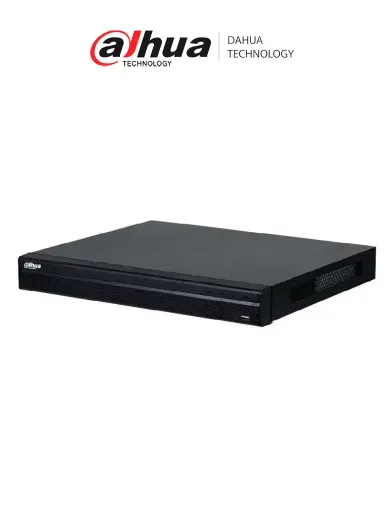 [DHI-NVR4216-16P-4KS3] Dahua NVR 16Ch PoE 8Mpx / Rendimiento 160Mbps / 2 Bahías HDD / 4&2 E&S de Alarmas / Soporta cámaras WizSense / 4 canales SMD Plus