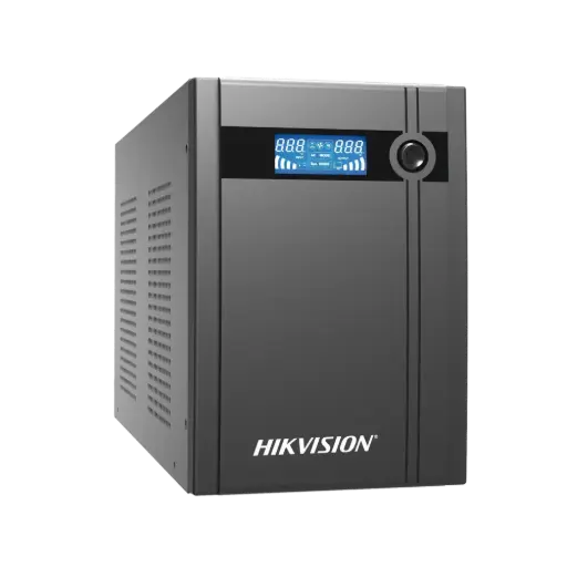 [DS-UPS3000-X] Hikvision UPS 3,000VA / 1800W / Pantalla LCD / Protección Contra Sobrecarga y Descarga / Entrada y Salida 120 VCA / 6 Tomas NEMA 5-15R (Todos con Respaldo)