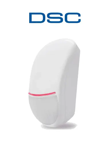 [LC-200] DSC detector de movimiento digital infrarrojo cableado anti-mascotas. 15 mts tecnología LODIFF® Optics y POLY IR®