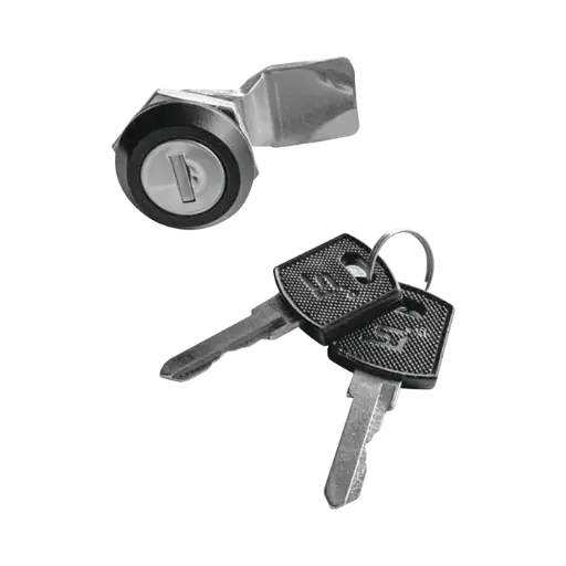 [PST7053E] PRECISION cerradura con Paleta Metálica con 2 llaves para Gabinetes PST de Poliéster.